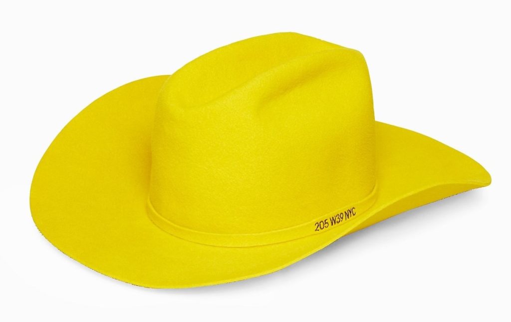 calvin klein cowboy hat yellow 305W39NYC