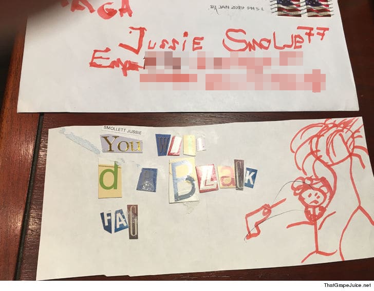 jussie smollett hate letter
