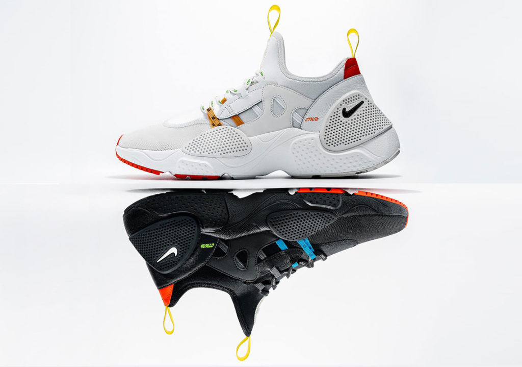 Heron Preston Debuts Nike Huarache Shoe On Paris Runway