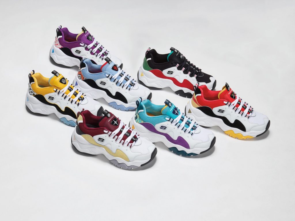 Skechers And Manga Series One Follow Up New D'Lites Capsule