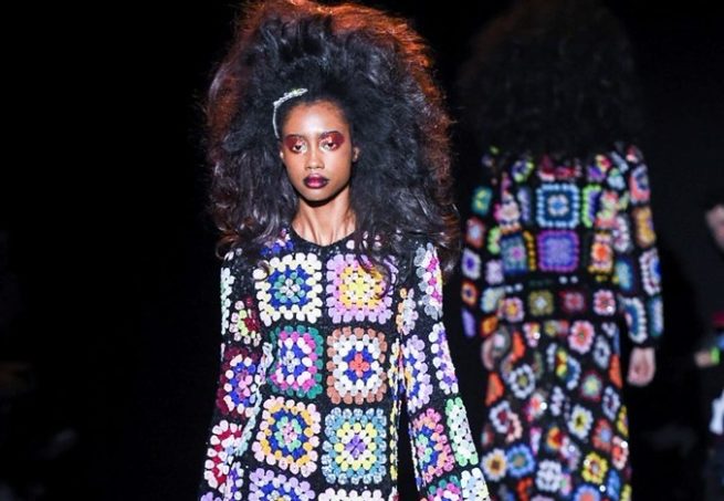 Ashish Makes A Big Sequin And Hair Statement For Fall 2019