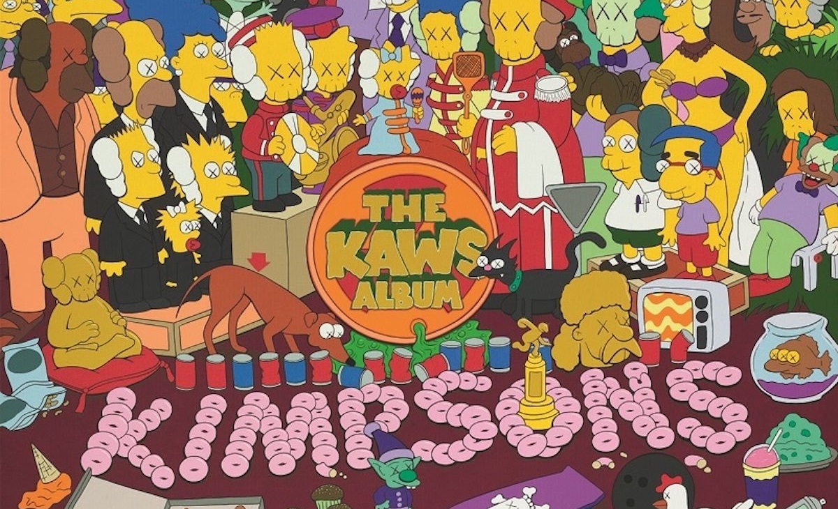 KAWS Simpsons Painting Smashes Artist's Price Record | SNOBETTE