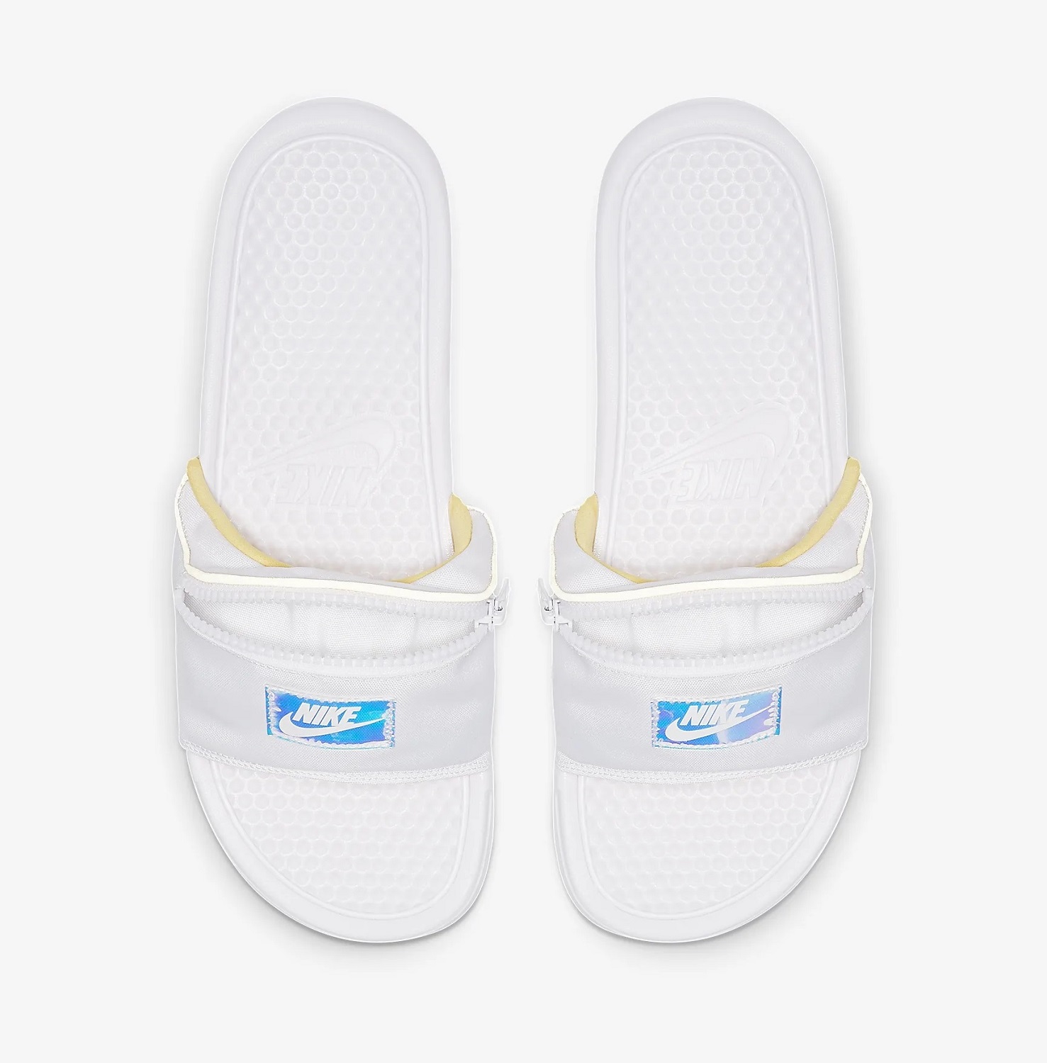 nike fanny pack slides amazon