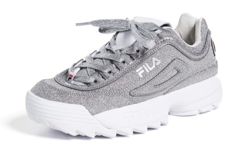 sparkly fila shoes