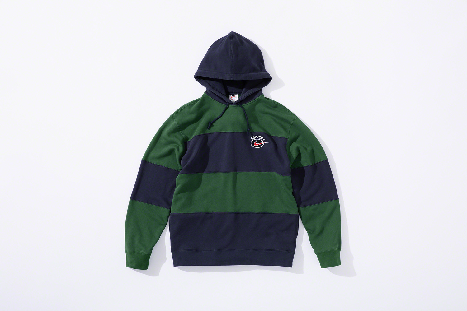 supreme sherpa lined nylon zip up jacket