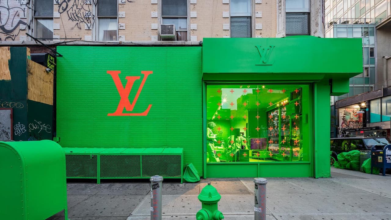 Louis Vuitton Goes Green With Men&#39;s Lower East Side Pop Up Store | SNOBETTE