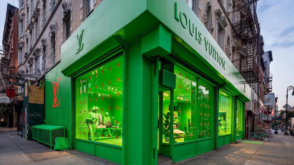 Louis Vuitton Goes Green With Men&#39;s Lower East Side Pop Up Store | SNOBETTE