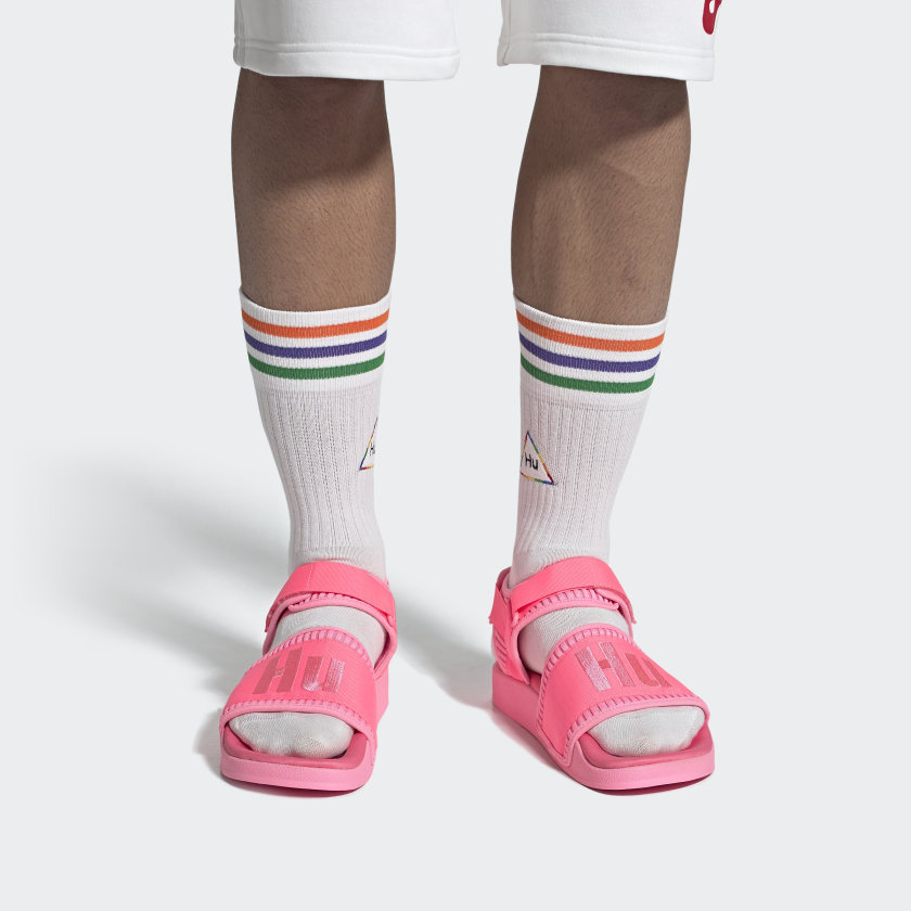 pharrell williams adilette 2.0 sandals pink