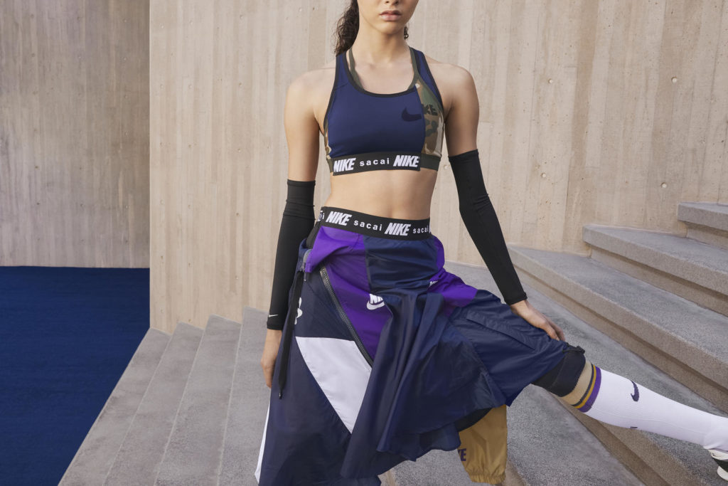 sacai nike skirt