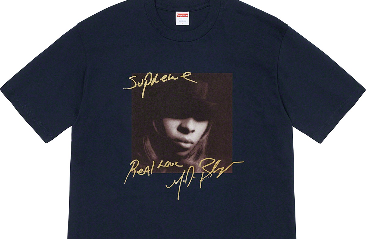 Supreme Tee Mary J. Blige Black FW19 - Buy and Sell XL