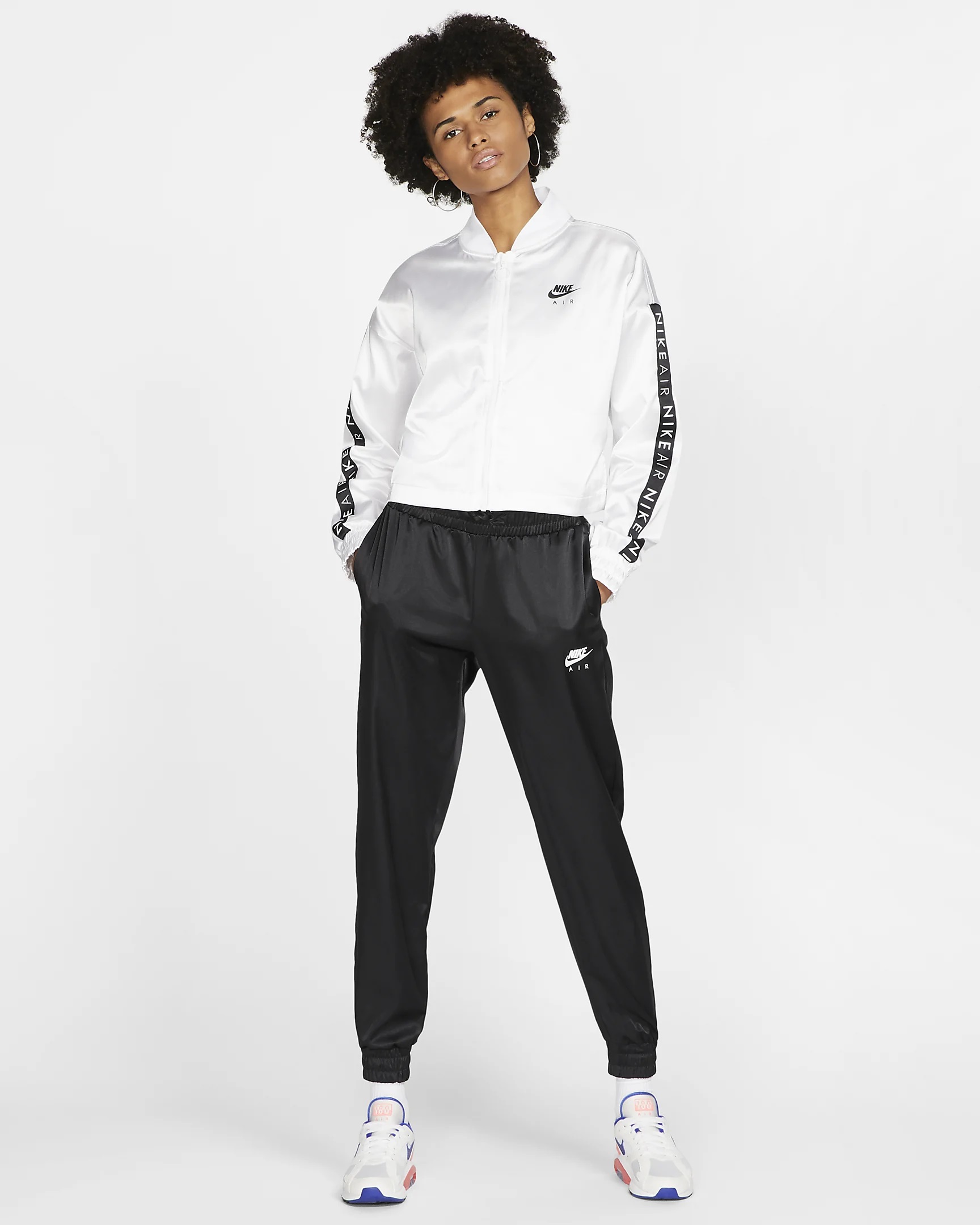 nike satin joggers womens