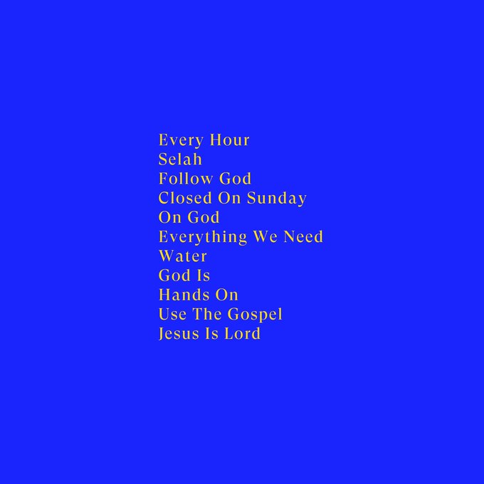kanye west jesus is king album track list