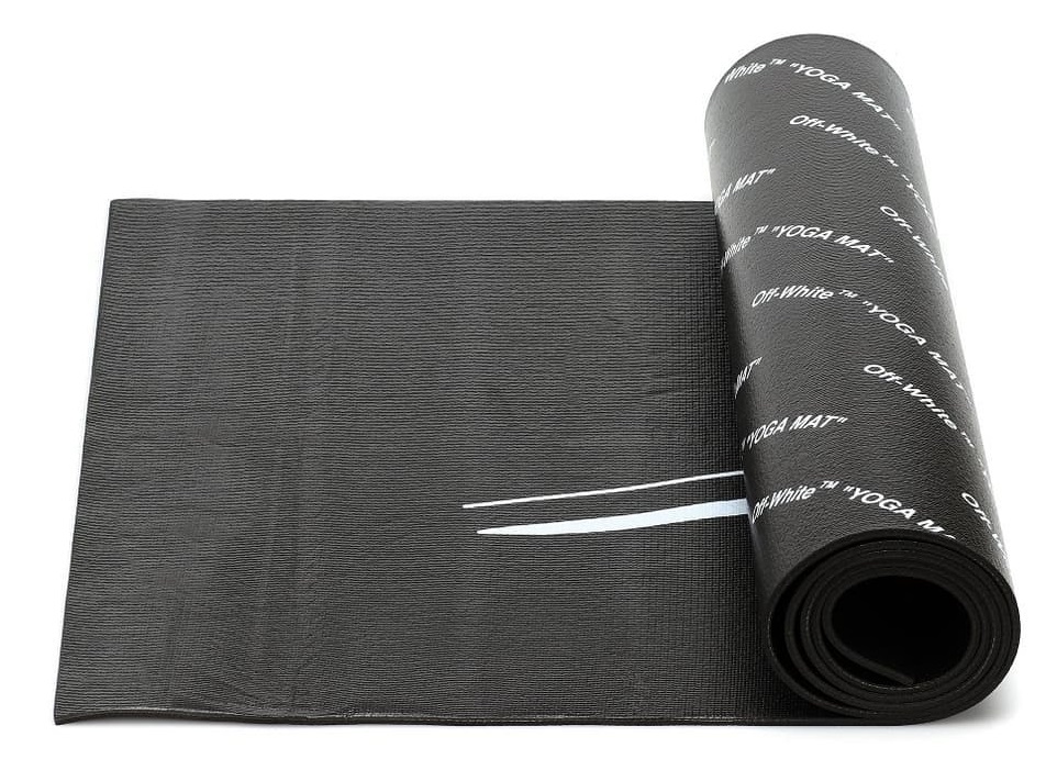 white yoga mat