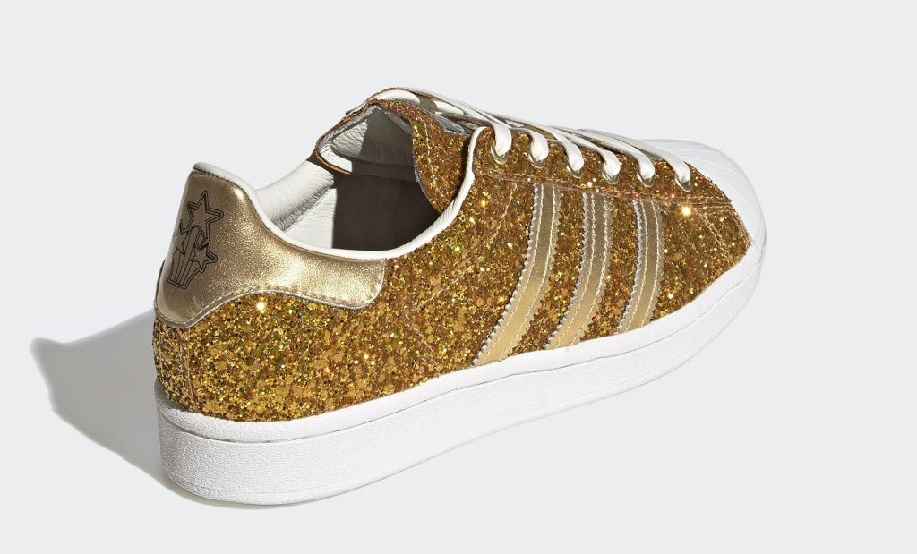 Adidas Creates A Party In A Shoe With A Gold Glitter Superstar