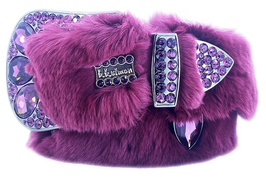 bb-simon-fur-swarovski-crystal-belt-purple