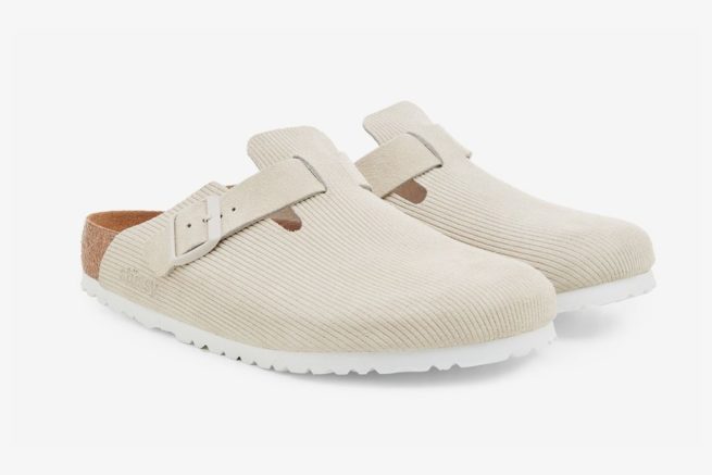 stüssy x birkenstock boston clog