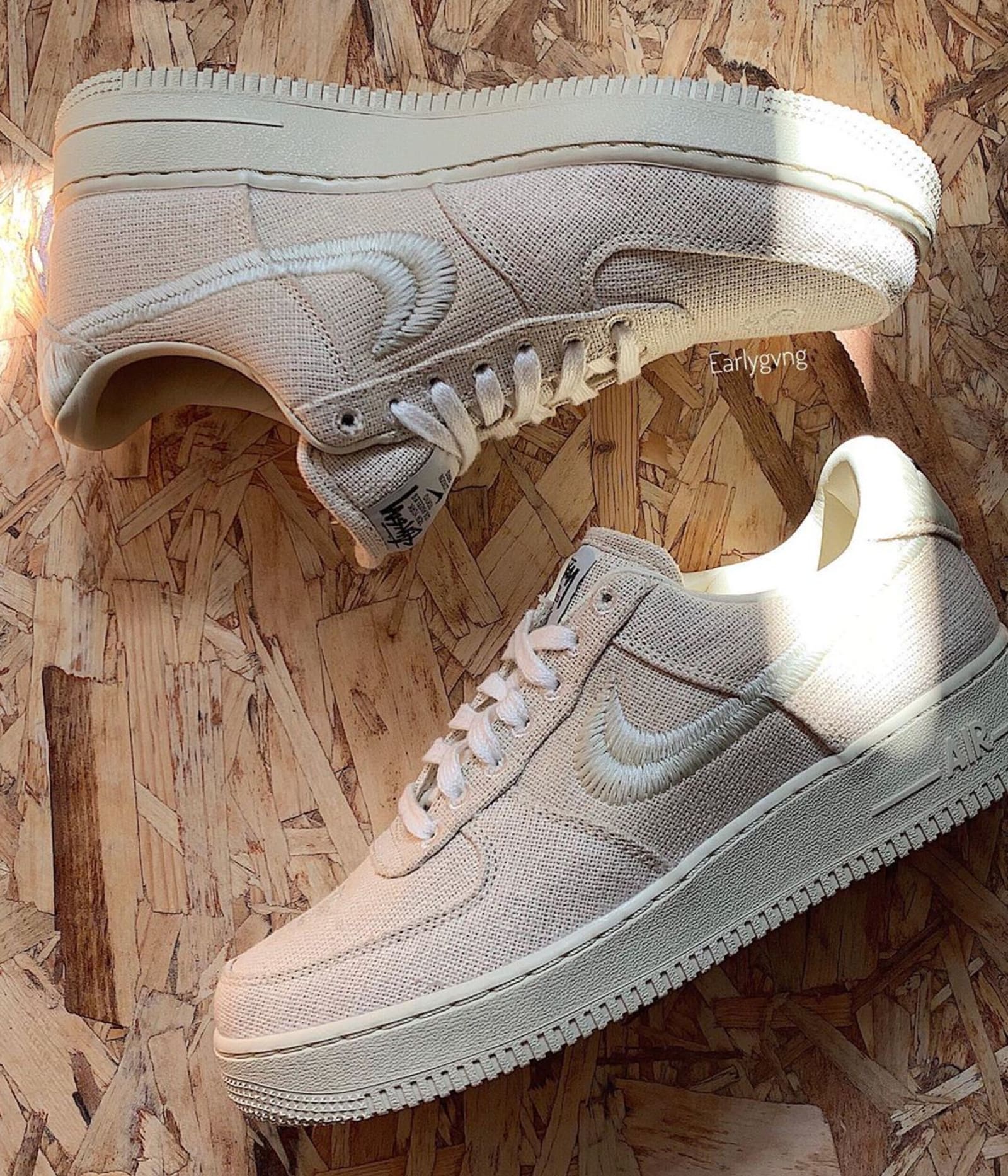 Snooze Savant Nu Nike And Stüssy Make A Cozy Statement With A Hemp Air Force 1 | SNOBETTE