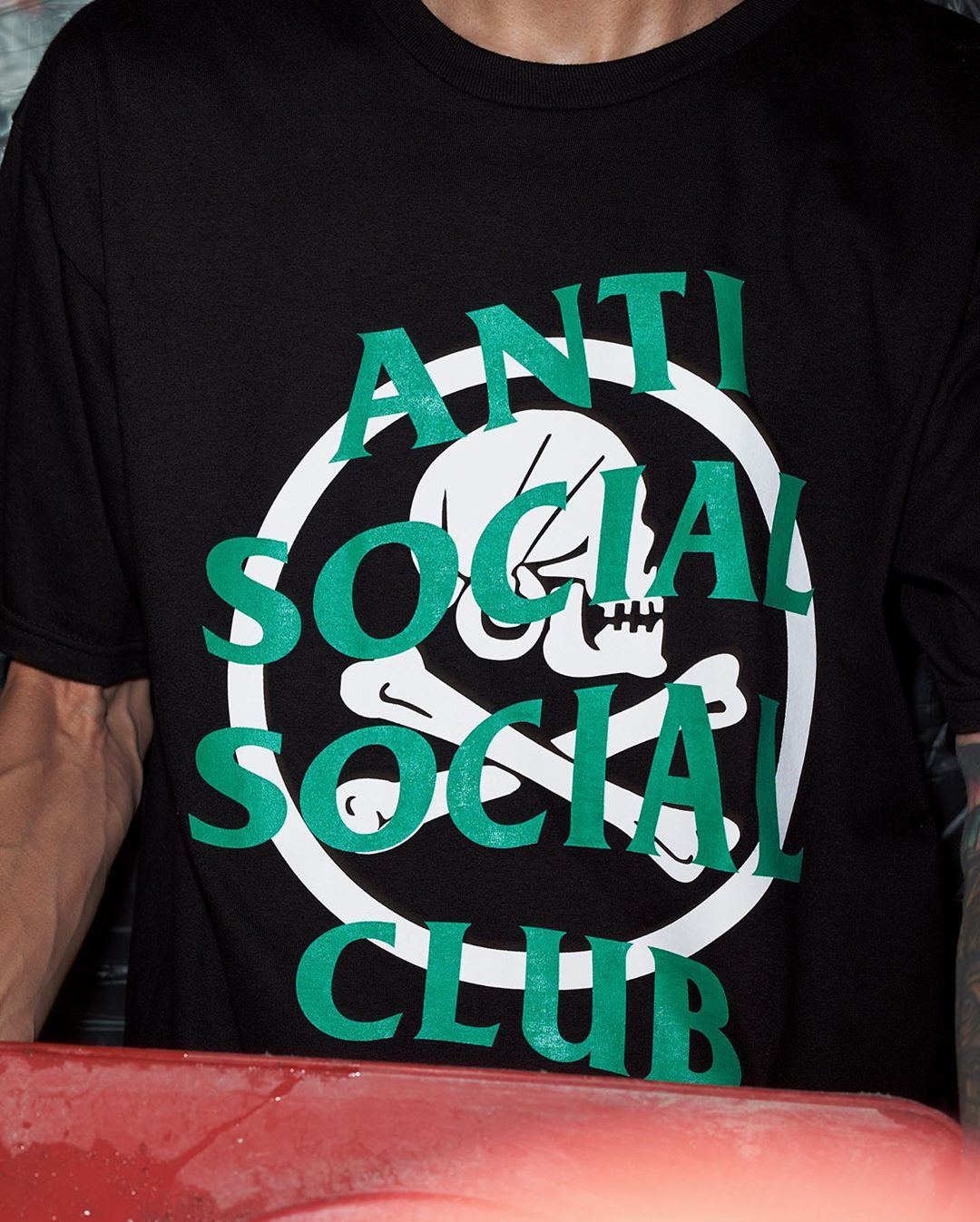 Anti Social Social Club Links With Neighborhood On Hoodie And T