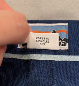 Pantagonia Confirms 'Vote The Assholes' Out Clothing Label Is Real ...