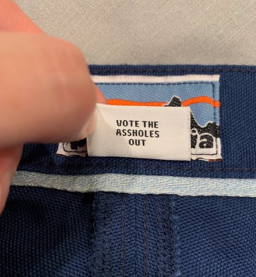 patagonia-vote-the-assholes-out-tag
