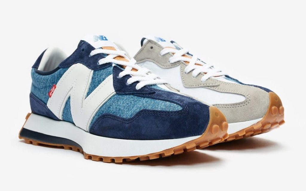 new balance levis 327 sneaker launch date november 10 3 1