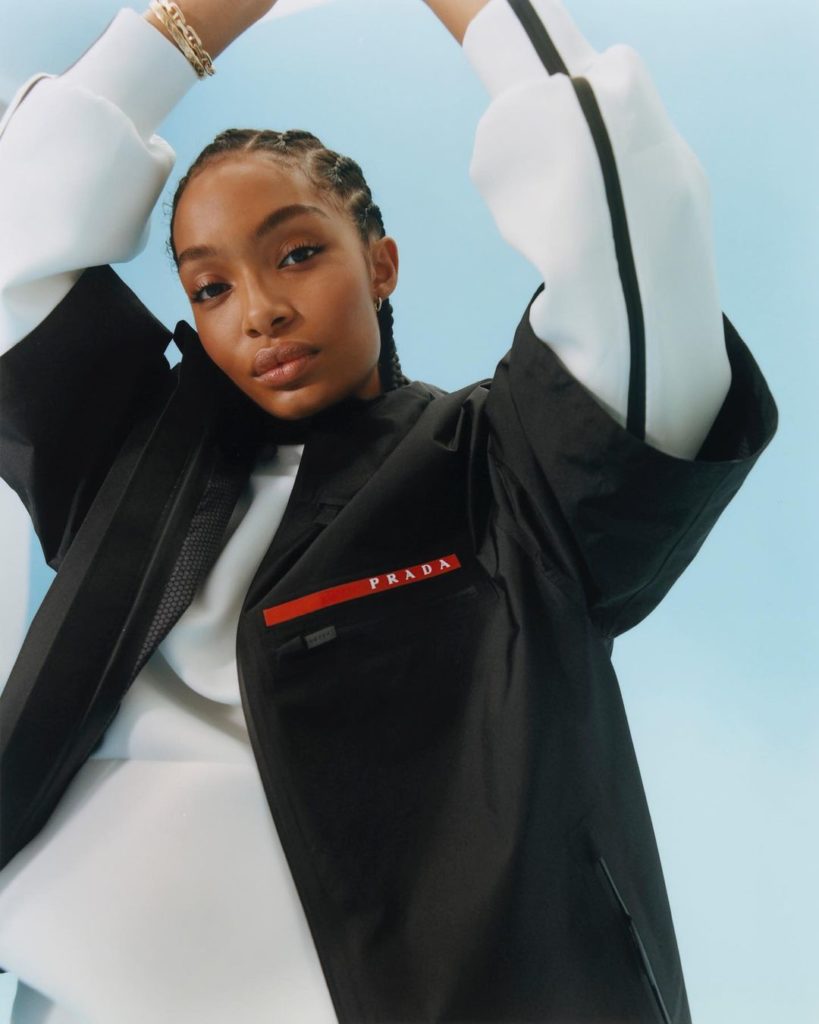 prada yara shahidi fall 2020 2