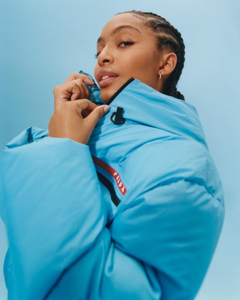 prada yara shahidi fall 2020 5