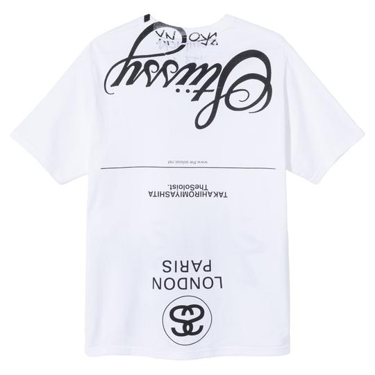 Stussy x Virgil Abloh World Tour Collection T-Shirt White