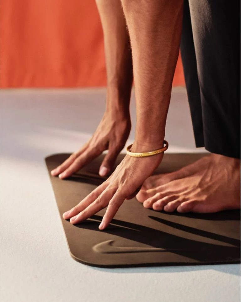 Just Stretch Out On Nike's Recycled Rubber Yoga Mat