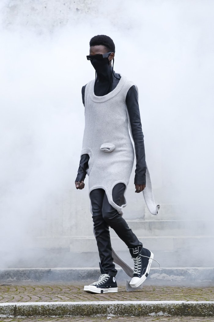 Rick Owens Reveals Converse Chuck 70 Collab On Fall 2021 Runway | SNOBETTE