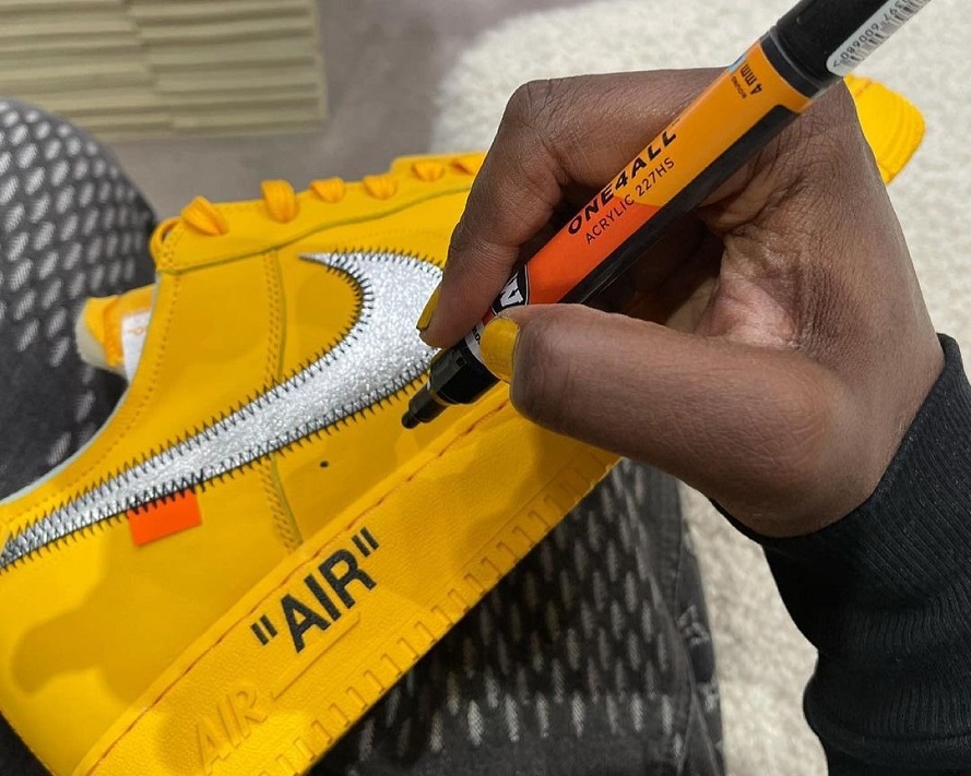 LeBron James Previews Nike And Off-White Air Force 1 In University Yellow