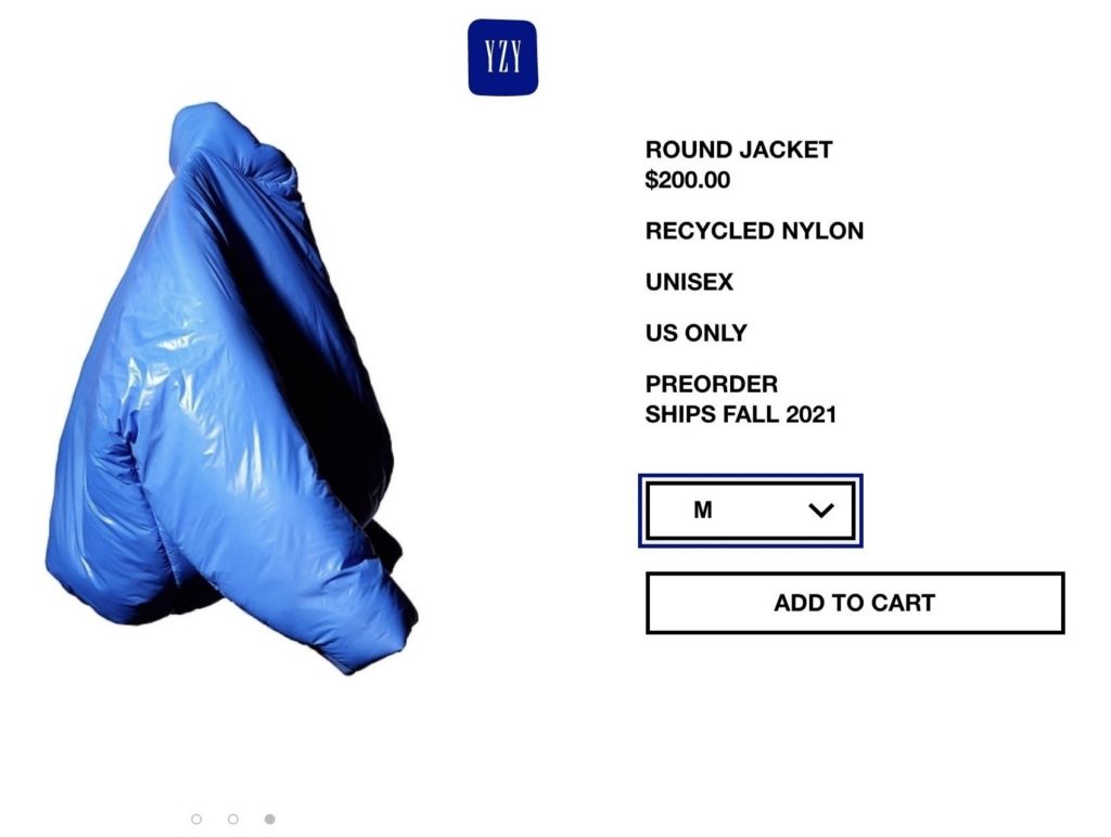 Size chart for the YZY GAP Round Jacket if any of yall need help