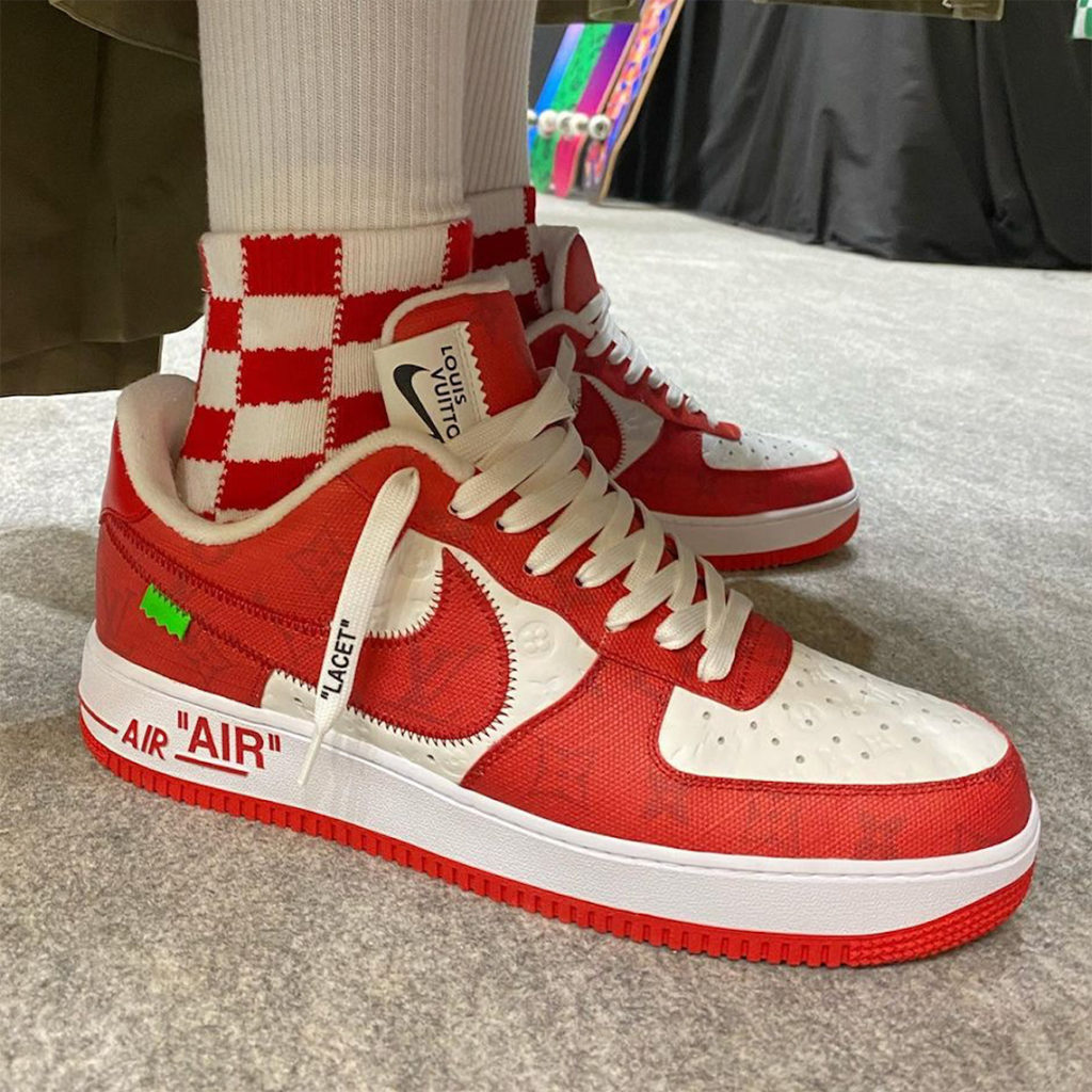 Virgil Honors Hip Hop Culture With Louis Vuitton And Nike Air Force 1  Capsule