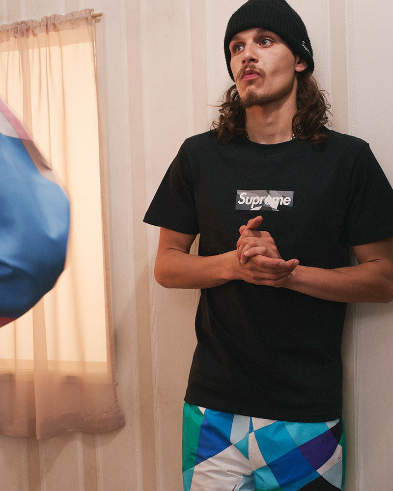 supreme emilio pucci box logo tee-