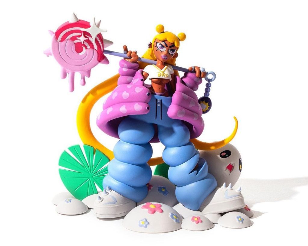 Rico Nasty And Rhymezlikedimez Drop 'Nightmare Vacation' Figurine And Print