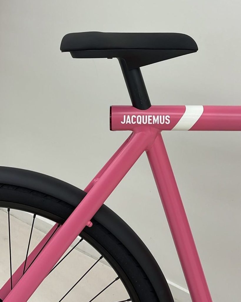 Take A Ride On Jacquemus And VanMoof Pretty Pink S3 Electric