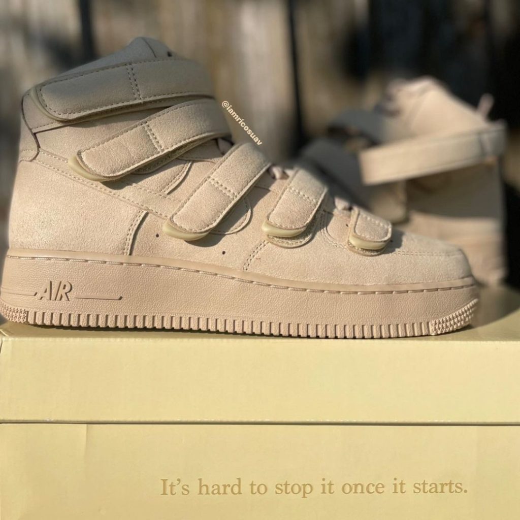 A Closer Look At Billie Eilish's Velcro Strap Nike Air Force 1