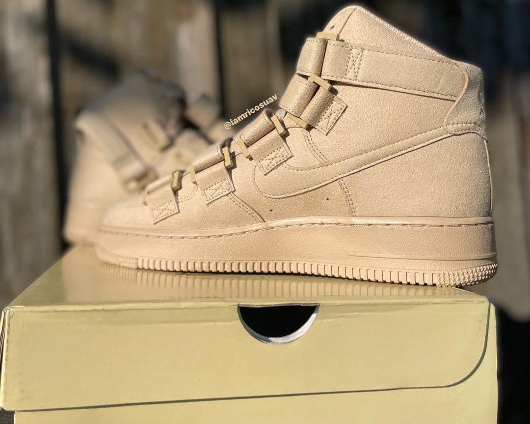 Closer Look At Billie Velcro Strap Nike Air Force 1 High Sneaker | SNOBETTE