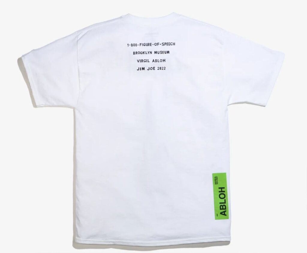 Brooklyn Museum Releases New Virgil Abloh Statue T-Shirt, Hand-Numbered By  Jim Joe