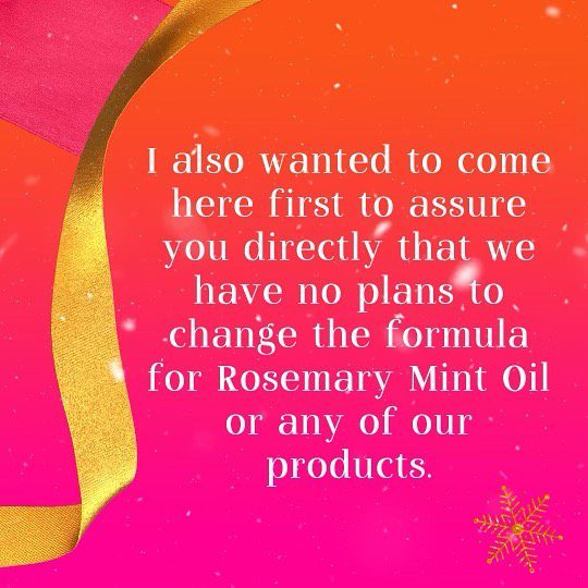 mielle rosemary mint oil statement 3