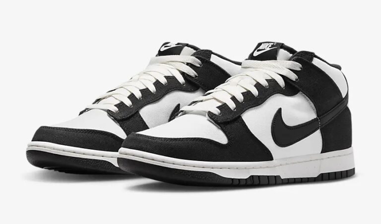 Nike Lightens Up With Canvas Panda Dunk Mid | SNOBETTE