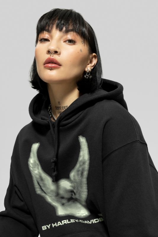 H D Collections Blurred Eagle Hoodie