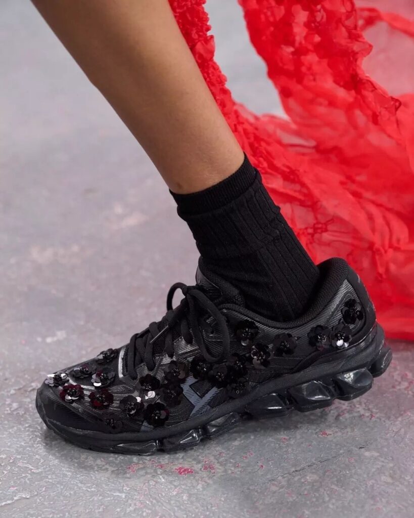 Cecilie Bahnsen Previews Asics Gel Quantum 360 Collab On Spring 2024 Runway