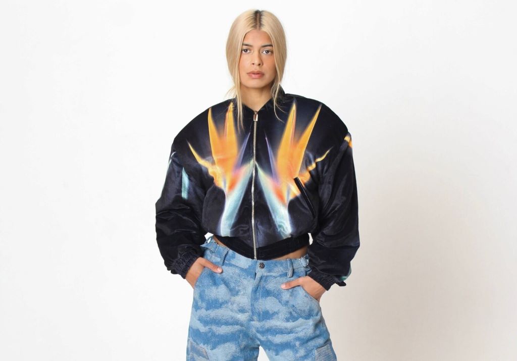 Snobette Ten Holiday 2023 Gift Guide Ru By Rupal Birds Of Paradise Bomber Jacket Lead Image