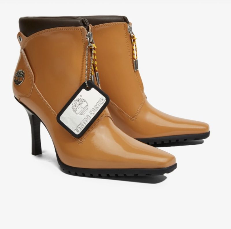 Veneda Carter Timberland Patent Boots 4 1