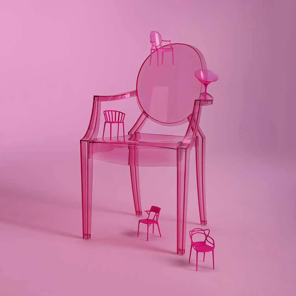 Kartell Barbie Full Size Fall 2024 Louis Ghost