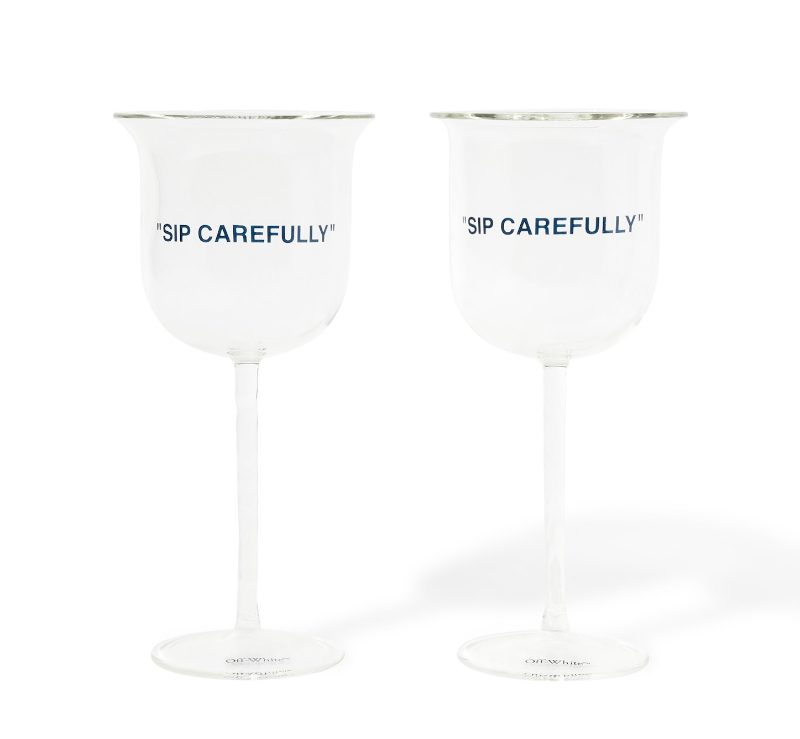 Snobette Ten Holiday 24 Off White Wine glasses