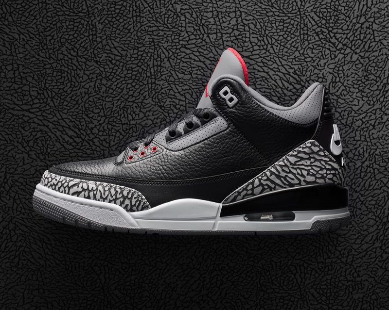 air jordan 3 black cement